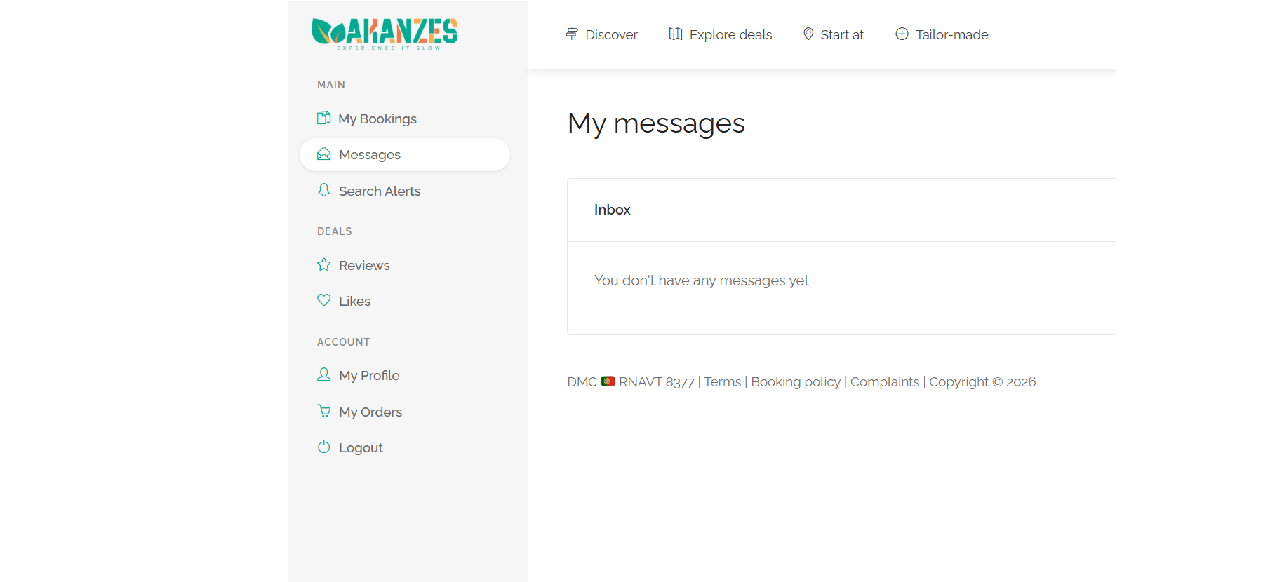 Check my messages