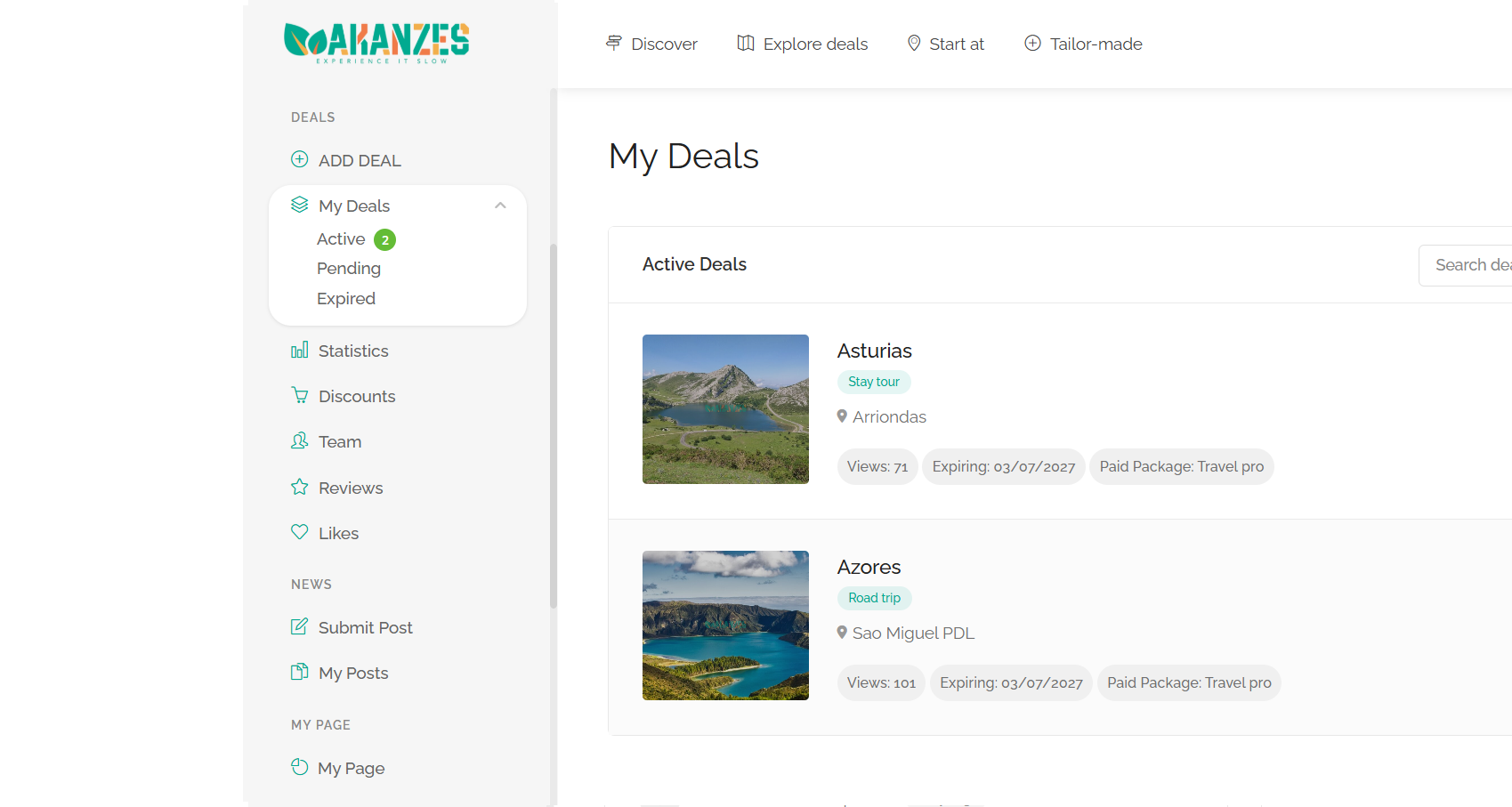 Check your deals